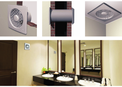 Window, Wall, and Ceiling Mount Fans