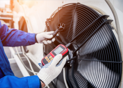 Cased Axial Fan for HVAC Systems